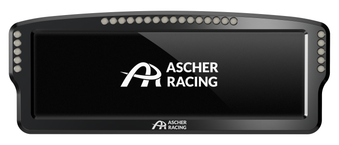 Ascher Racing 8" 模擬賽車儀表板 (Dashboard)