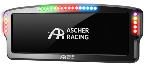 Ascher Racing 8" 模擬賽車儀表板 (Dashboard)