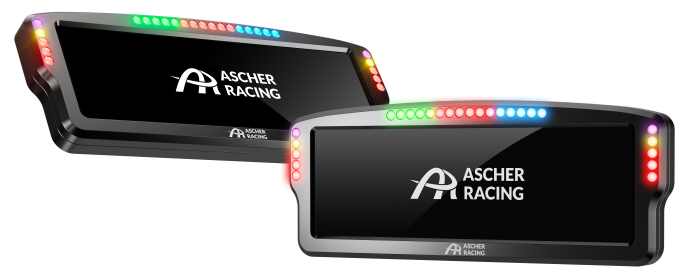 Ascher Racing 8" 模擬賽車儀表板 (Dashboard)