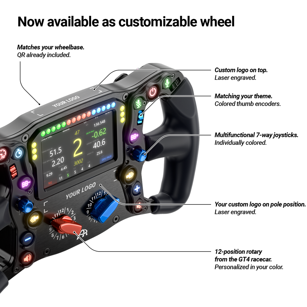 Ascher Racing McLaren Artura Ultimate 模擬賽車方向盤