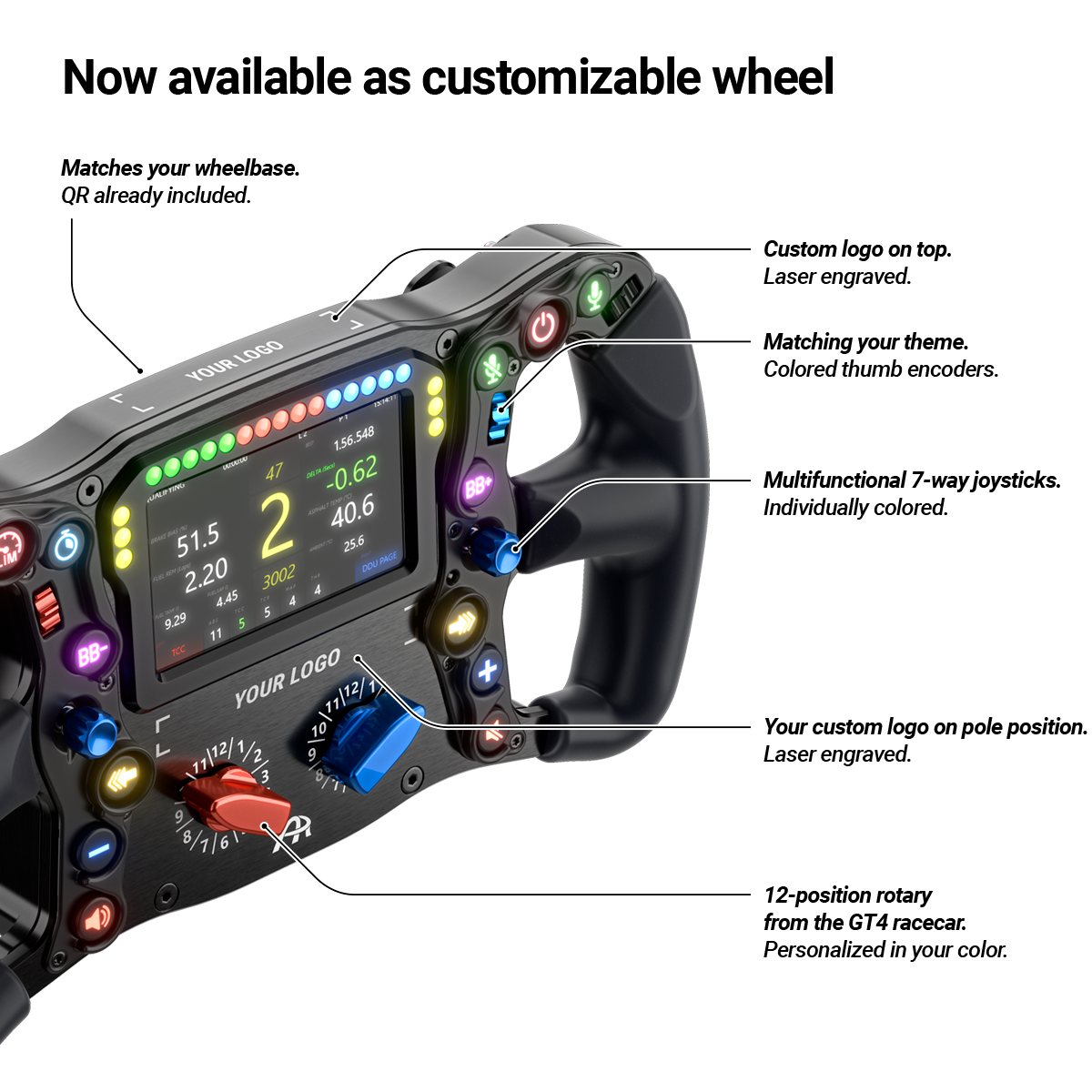 Ascher Racing McLaren Artura Ultimate 模擬賽車方向盤