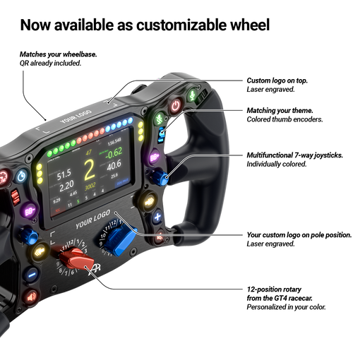 Ascher Racing McLaren Artura Ultimate 模擬賽車方向盤